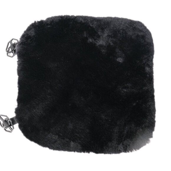 Natural Automotive Classic Sheepskin Chair Pad | 1-Piece | Black - Picture 1 of 6